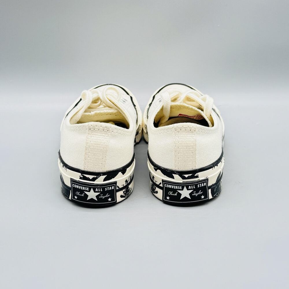 Converse Shoes Womens 5 White Chuck Taylor All Star 70 Low Top Splatter Sneakers - Picture 7 of 12